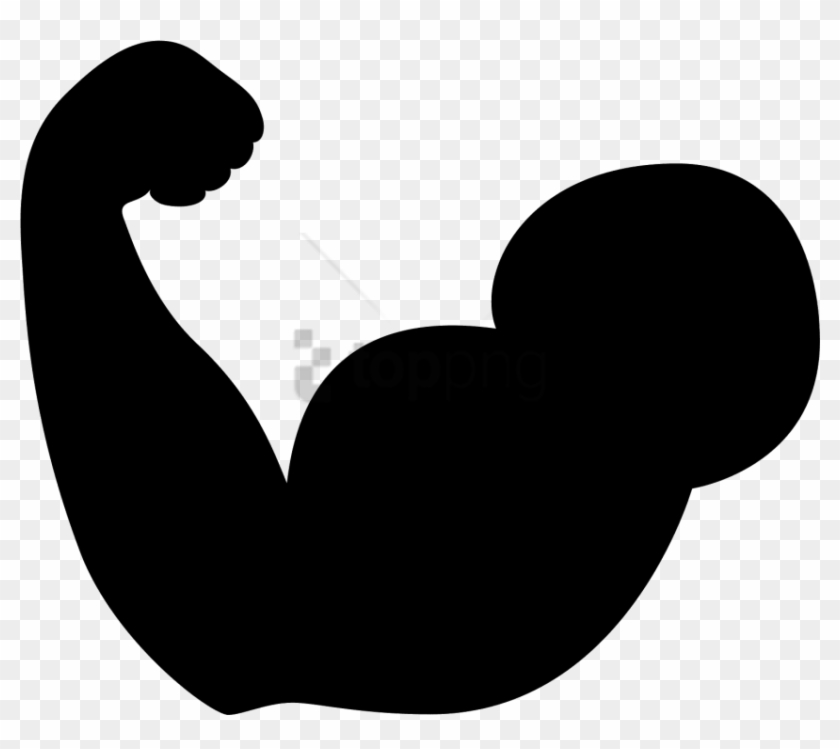 Free Png Bicep Muscle - Body Building Icon Clipart #3801541