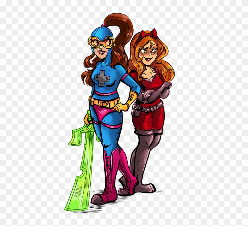 Gg & Vixen Promo Image - Cartoon Clipart