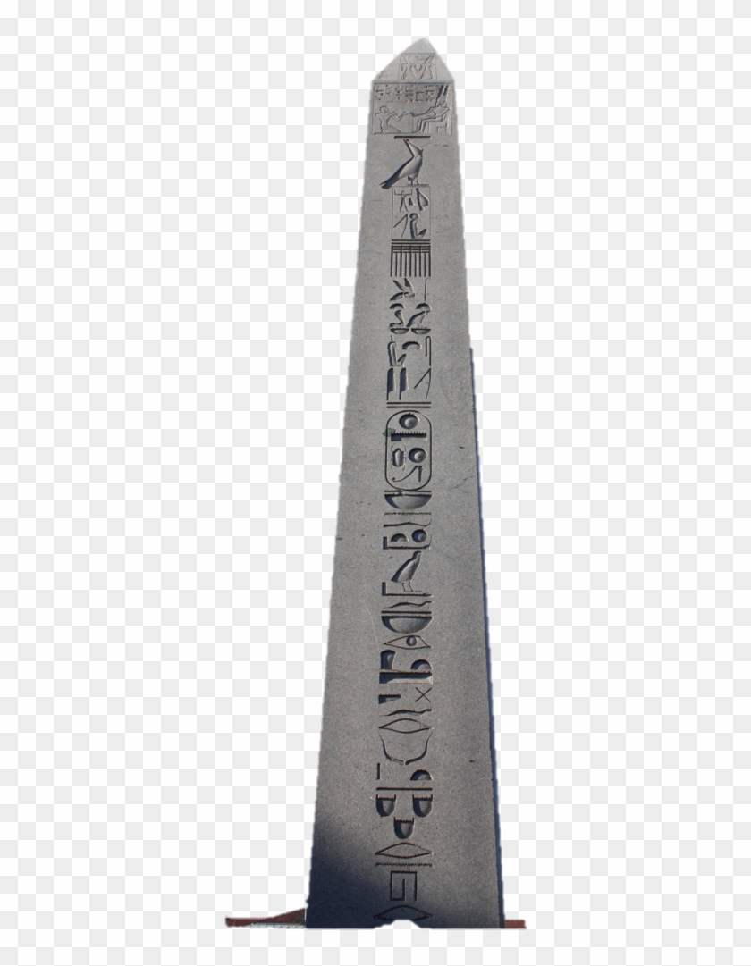 This Obelisk, Which Still Has Very Clear Egyptian Hieroglyphics, - Obelisk Clipart #3802422