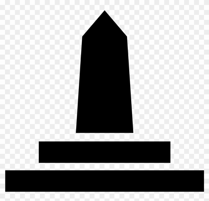 File - Noun Project - Obelisk - Svg - Monument Clipart #3802728