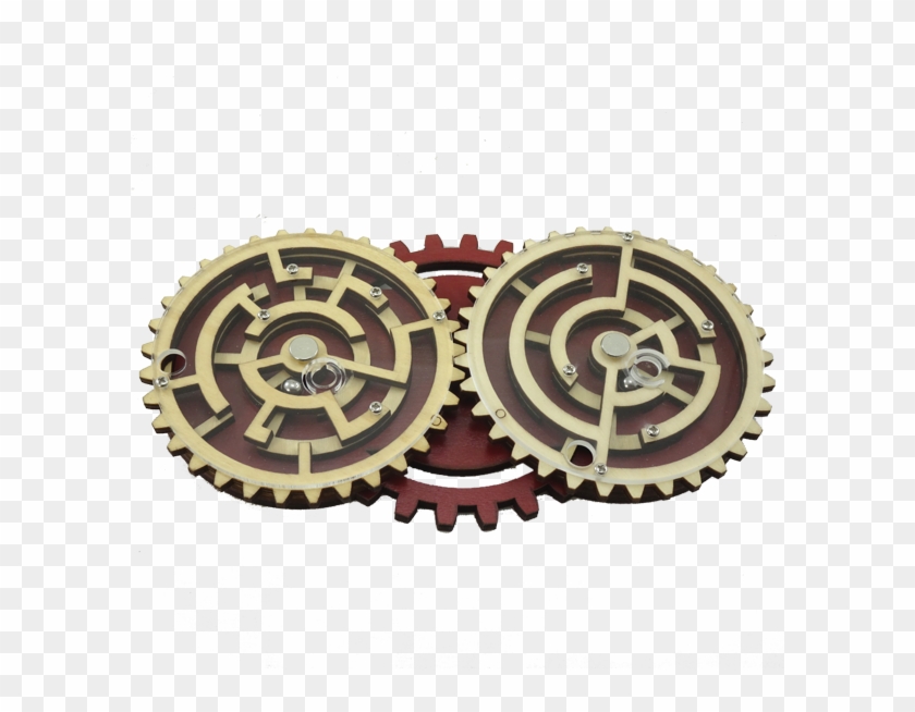 Double Trouble Zahnradlabyrinth Double Gear Maze Puzzle - Double Trouble Gear Puzzle Clipart