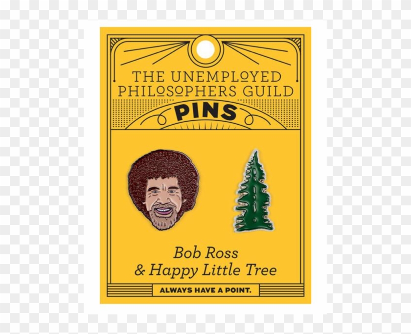 Bob Ross & Happy Little Tree Pins - Rosie The Riveter Pin Clipart