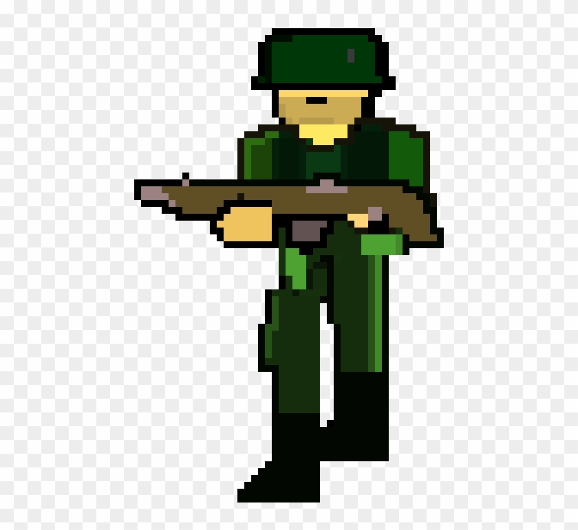 Army Guy V - Cartoon Clipart