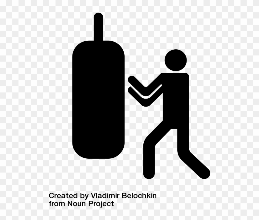 Boxing Silhouette Png , Png Download - Illustration Clipart