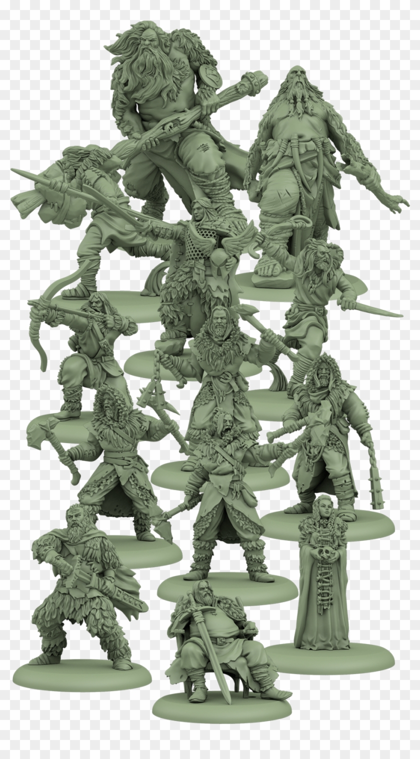 Free Folk Starter Set Overview - Song Of Ice & Fire Tabletop Miniatures Game Free Clipart