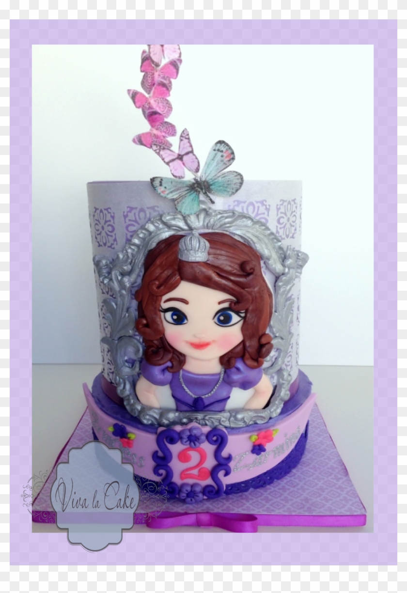 Sofia The First Cake - Cake Decorating Clipart #3804169