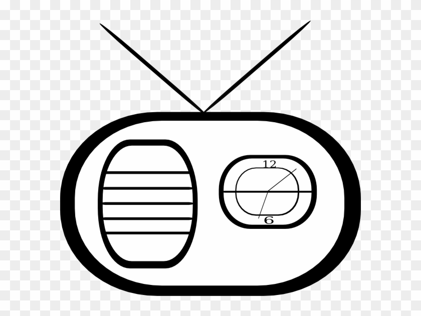 Clock Radio Clip Art At Vector Clip Art - Colouring Pics Of Radio - Png Download