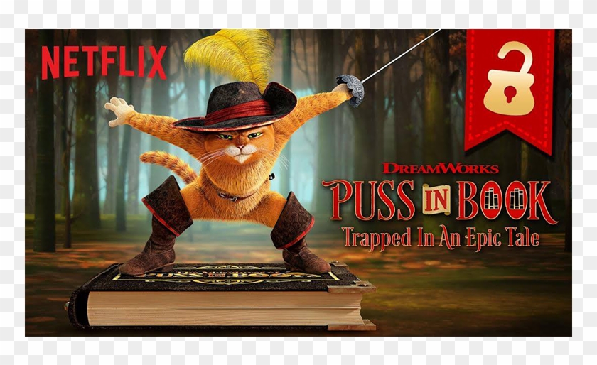 Bardel Entertainment Inc's Puss In Boots Crew Is Behind - Puss In Book Trapped In An Epic Tale Clipart #3804488