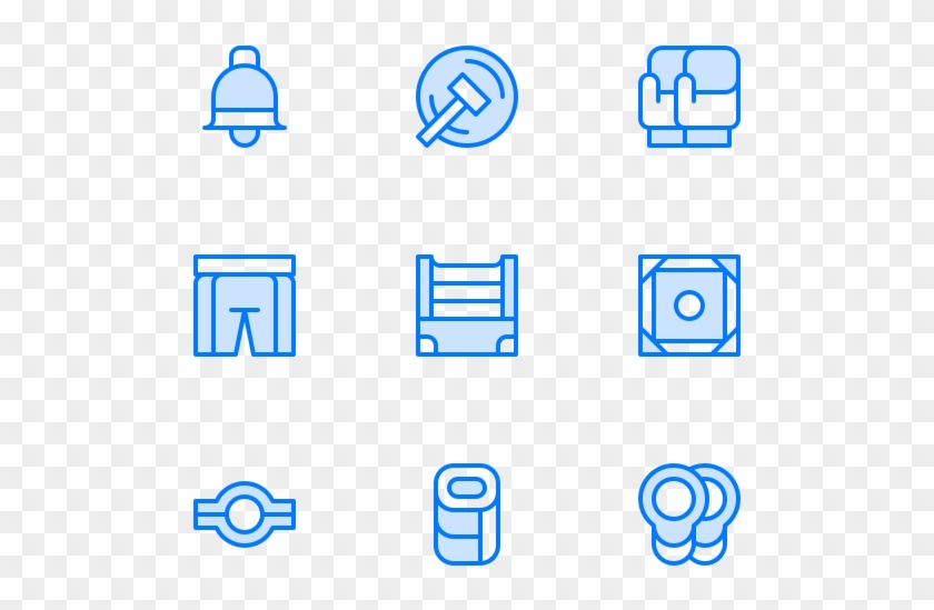 Boxing - Icon Clipart #3804535