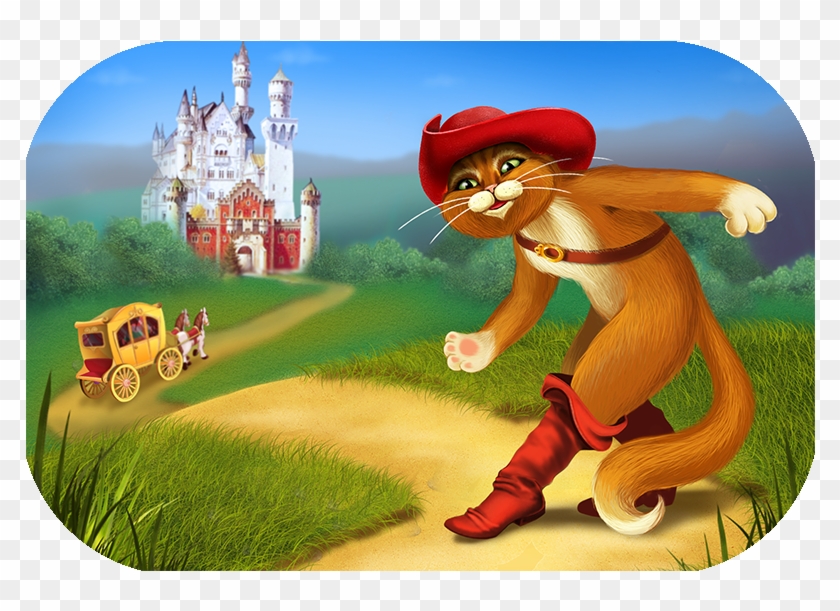 Puss In Boots - Neuschwanstein Clipart #3805069