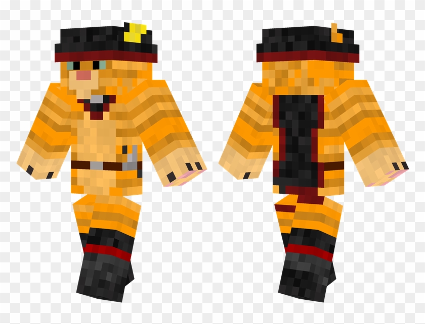 Puss In Boots - Minecraft Puss In Boots Skin Clipart #3805104
