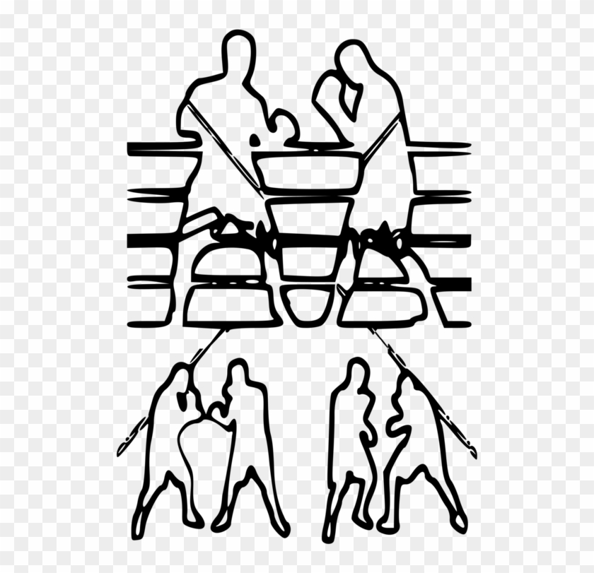 Boxing Witchcraft Punch Silhouette Magic - Boxing Clipart