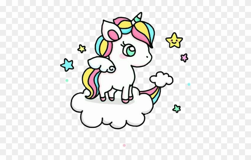 #cute #unicron #pastels - Dibujos Kawaii De Unicornios Clipart