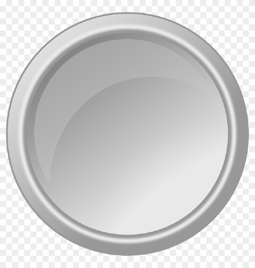 Gray Round Clipart #3805471