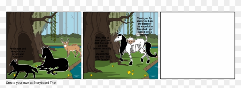 Unknown Story - Fox And The Grapes Story Board Clipart