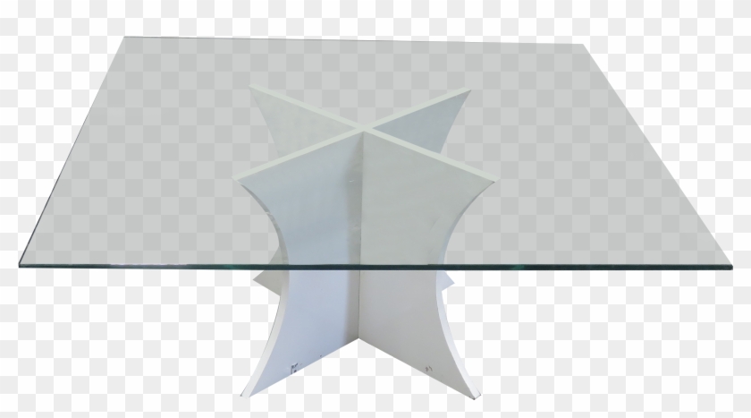 Canterbury Square Glass Coffee Table 1 - Origami Clipart