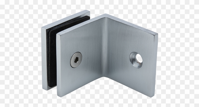 Sb50 Sq Sat 90 Degree Glass To Wall Square Bracket Clipart