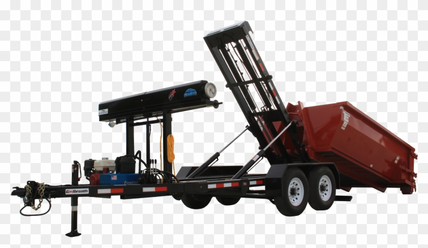 Th-14 Light Duty Roll Off Trailer - Galbreath Th 14 Clipart