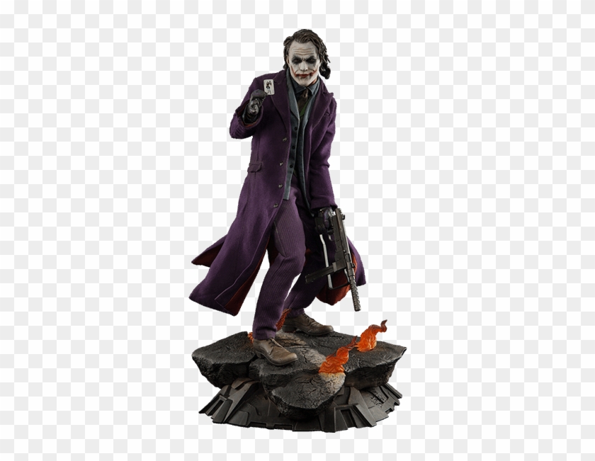 The Dark Knight - Joker Dark Knight Statue Clipart #3806120
