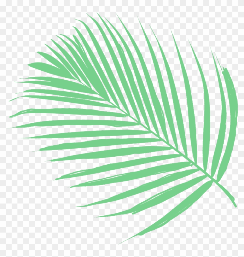 Vaporwave Tumblr Aesthetic Plants Green Plant - Palm Tree Clipart