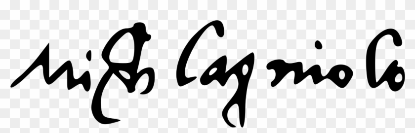 File - Michelangelo Signature2 - Svg - Michelangelo Signature Clipart #3807002