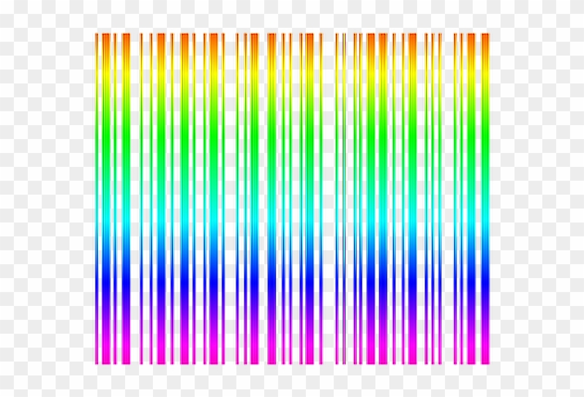 Rainbow Barcode Png Clipart #3807421
