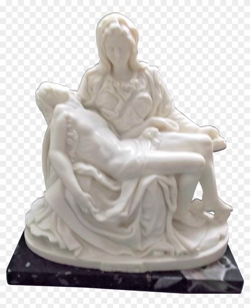 Statue Of Pieta Michelangelo's Sculpture Of Christ - Estatua Pieta Png Clipart #3807592