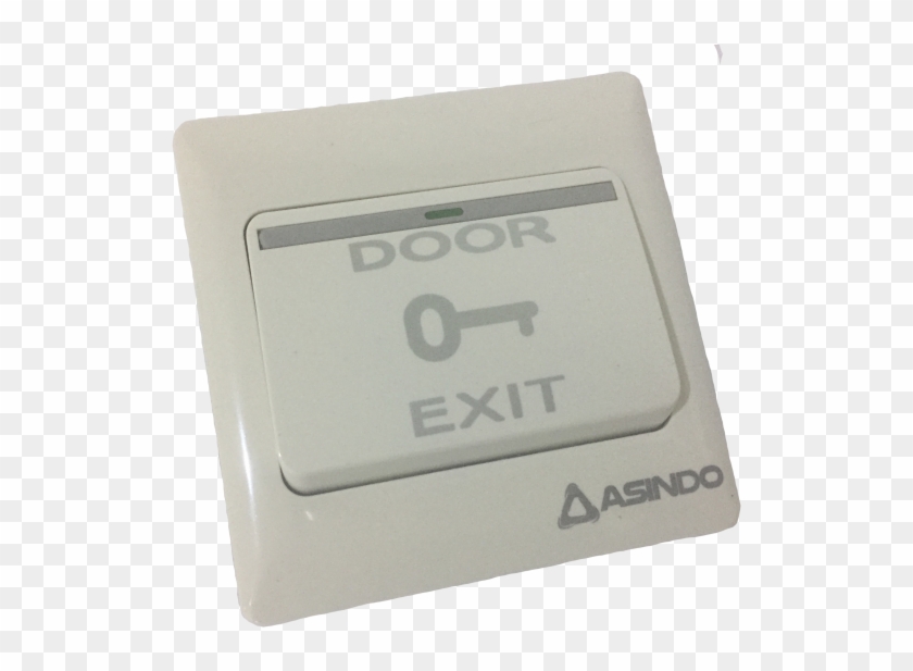 Exit Button Plastic - Label Clipart #3807626