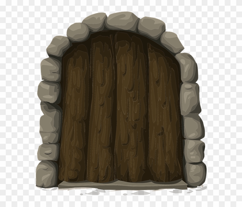 Entrance, Doorway, Wood, Timber, Enter, Exit, Way - 石門 素材 Clipart #3807739