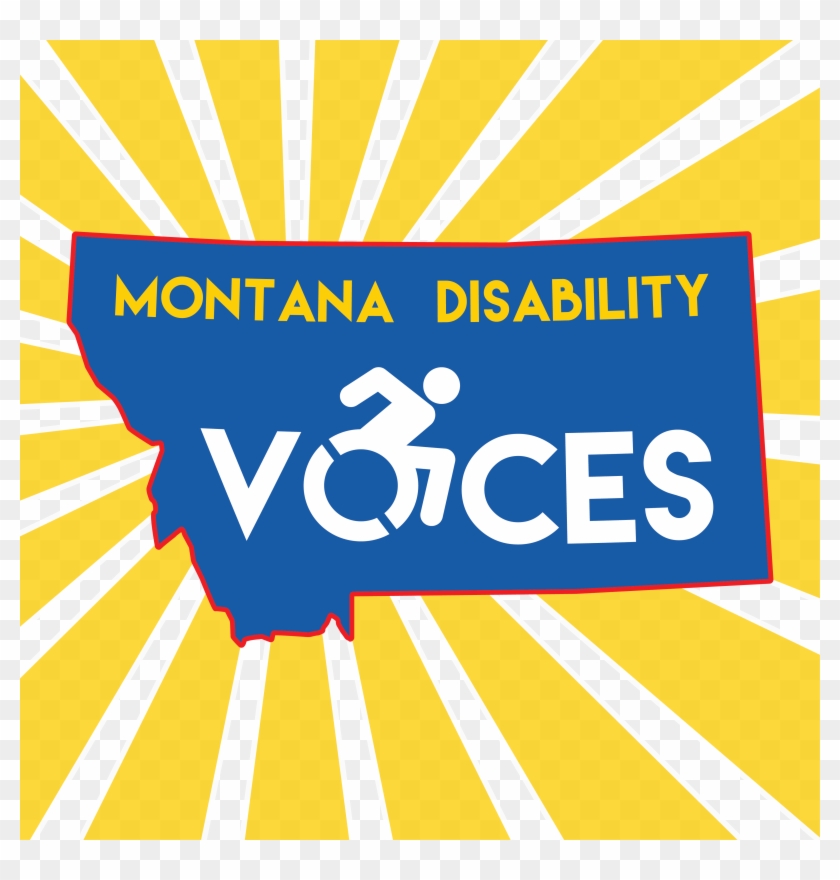 Montana Disability Voices Logo - Graphic Design Clipart #3807865