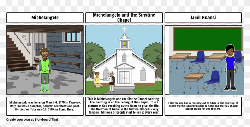 Michaelangelo By Jamil Ndansi - Causes Of Thirty Year War Cartoon Clipart