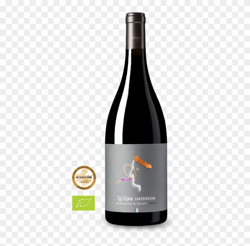 Le Nez Launches Its Organic Icon Wine - Glass Bottle Clipart #3808833