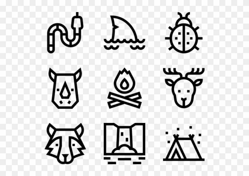 Wildlife - Graphic Design Vector Icon Clipart