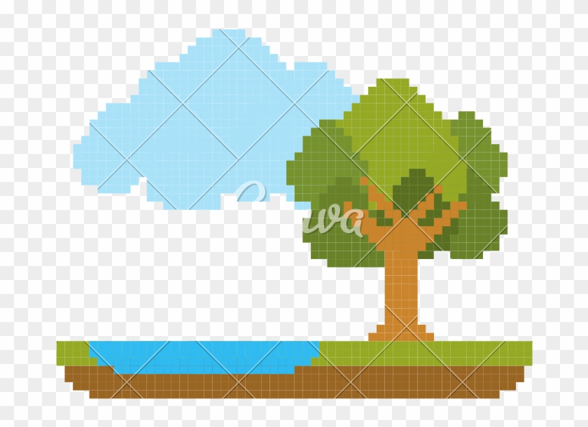 Landscape Icons By Canva - Tree Clipart