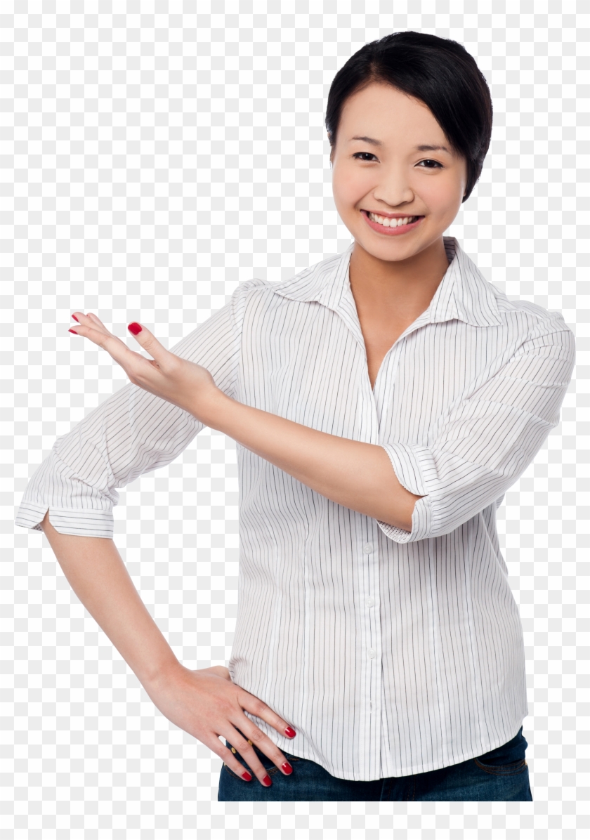Girl Pointing Left Png Stock Images - Businessperson Clipart #3809300