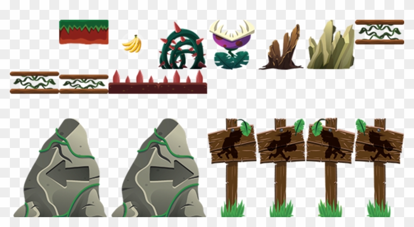 Asset For Game, Obstacle And Item Helpers Clipart