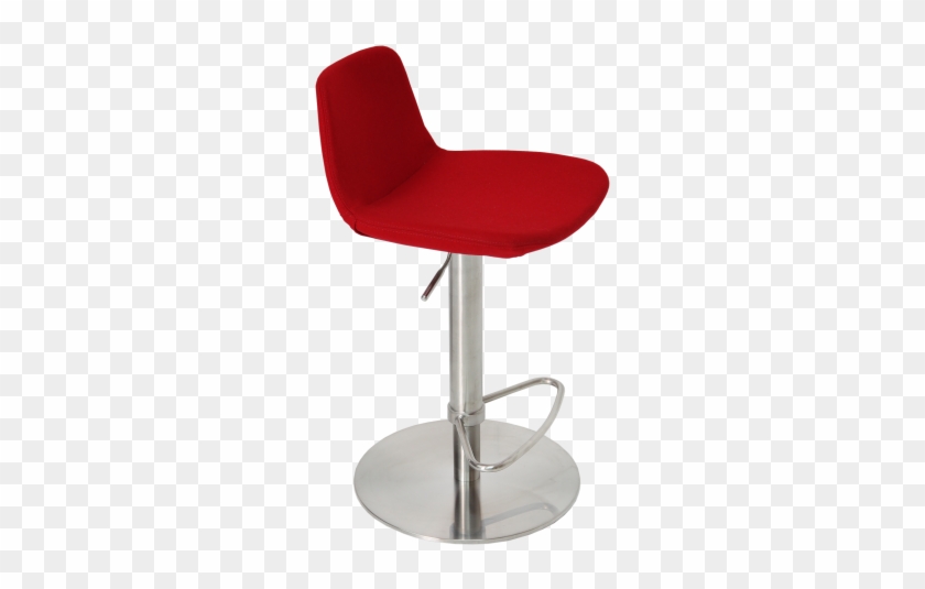 Pera Piston Stool, Red Wool By Sohoconcept Furniture - Chair Clipart