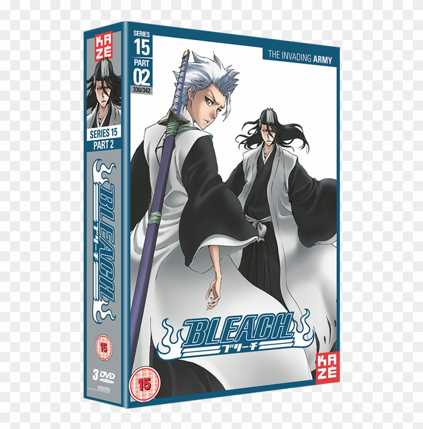Bleach Series 15 Part - Byakuya Kuchiki And Toshiro Hitsugaya Clipart