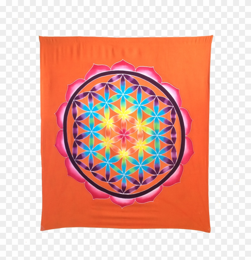 Flor De La Vida Naranja Clipart #3810149