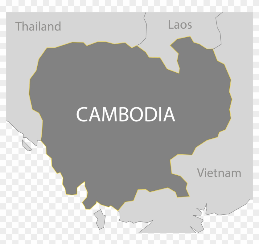 Cambodia Map - Cambodia Map Logo Clipart