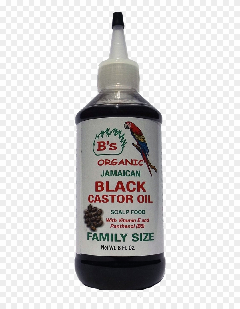 3050g B's Organic Jamaican Black Castor Oil 8 Oz Bottle - Wild Turkey Clipart #3810872