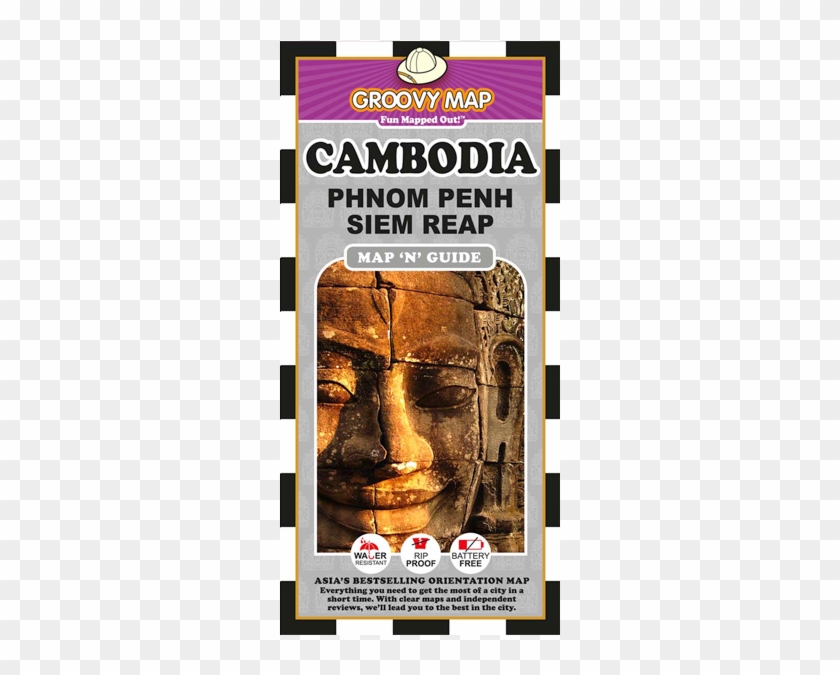Groovy Cambodia Map E2, - Angkor Thom Clipart