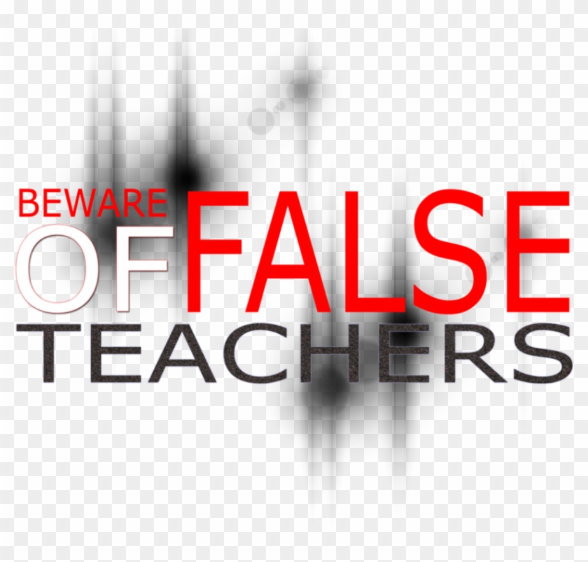 Beware Of False Prophets - Warning Of False Teachers Clipart