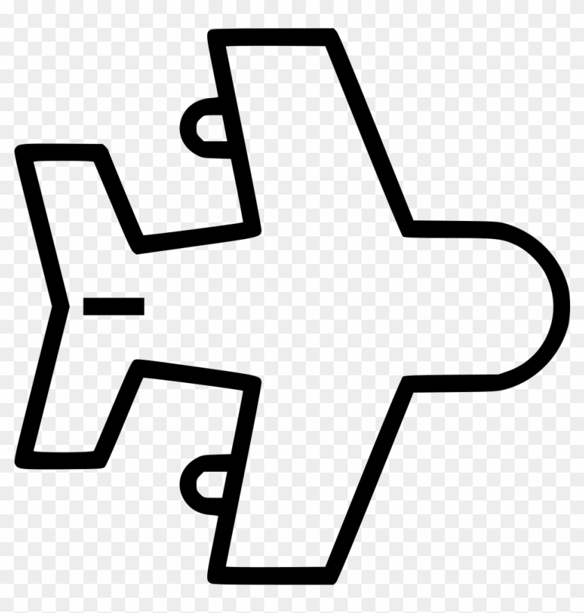 Air Plane Airplane Flight Fly Travel Transportation - Cross Clipart