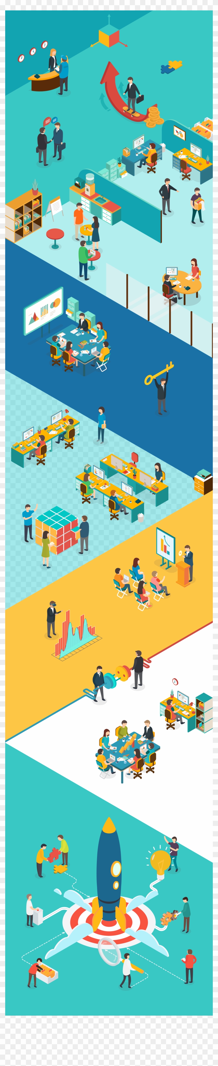 Vector Office Business - Illustration Clipart #3811491