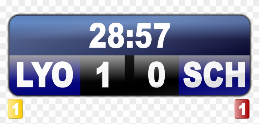 This Free Icons Png Design Of Video Soccer Score Display - Score Football Clipart