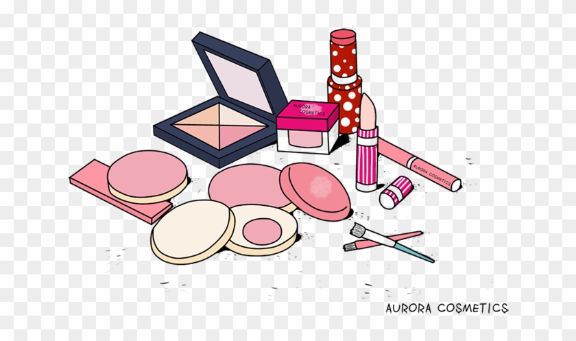 Cosmetic Cartoon Png - Cosmetic Products Cartoon Clipart #3812278