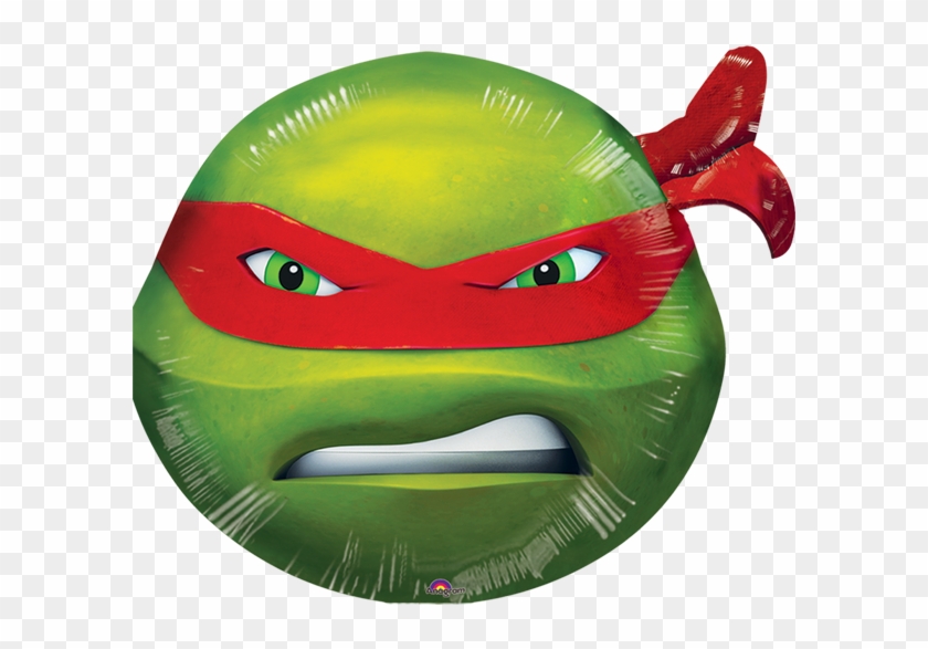 Tortuga Ninja Cabeza Rafael - Globos Metalicos Tortugas Ninja Clipart