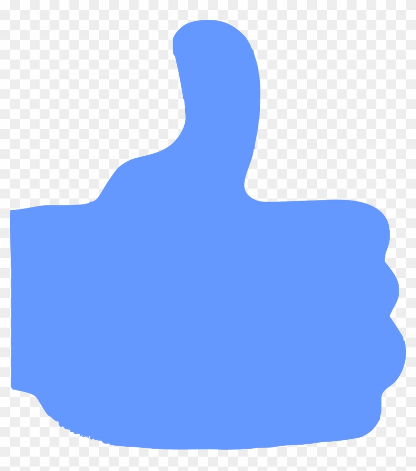 Thumb Hand Like Okay Sign Png Image - Blue Ok Clipart
