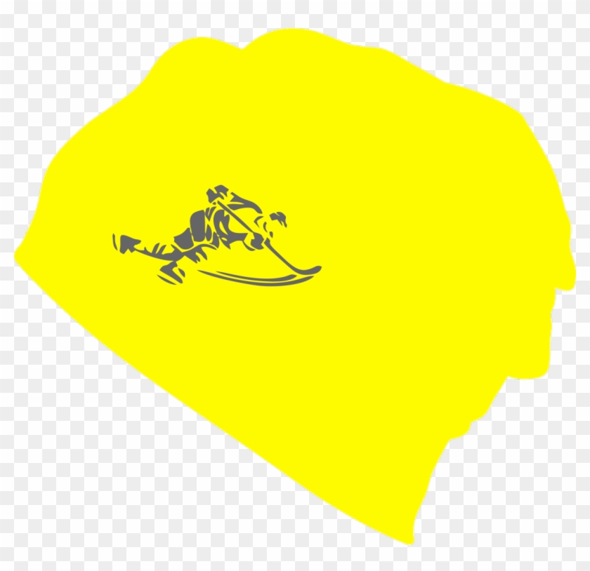 Reflective Beanie Hockey Player Sport Clipart #3813058